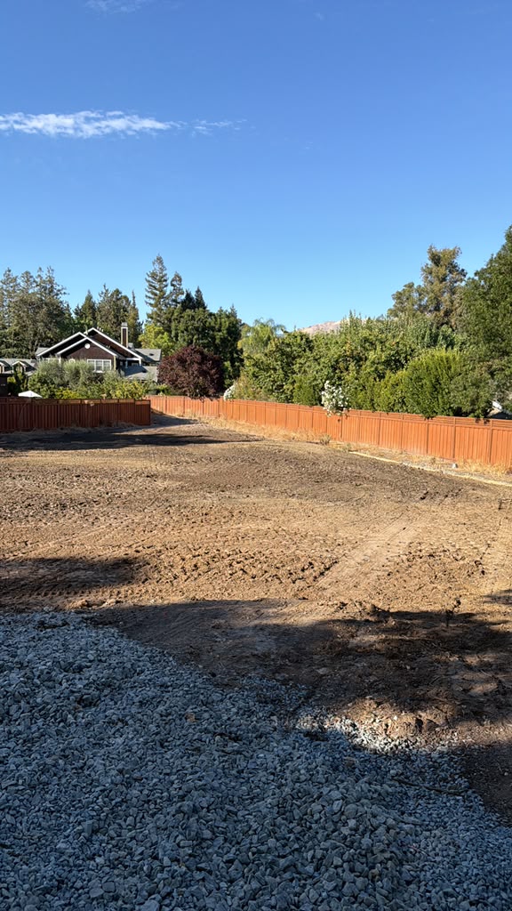 Graded Lot with Gravel Base