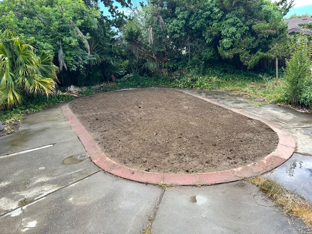 Completed Pool Fill & Grade